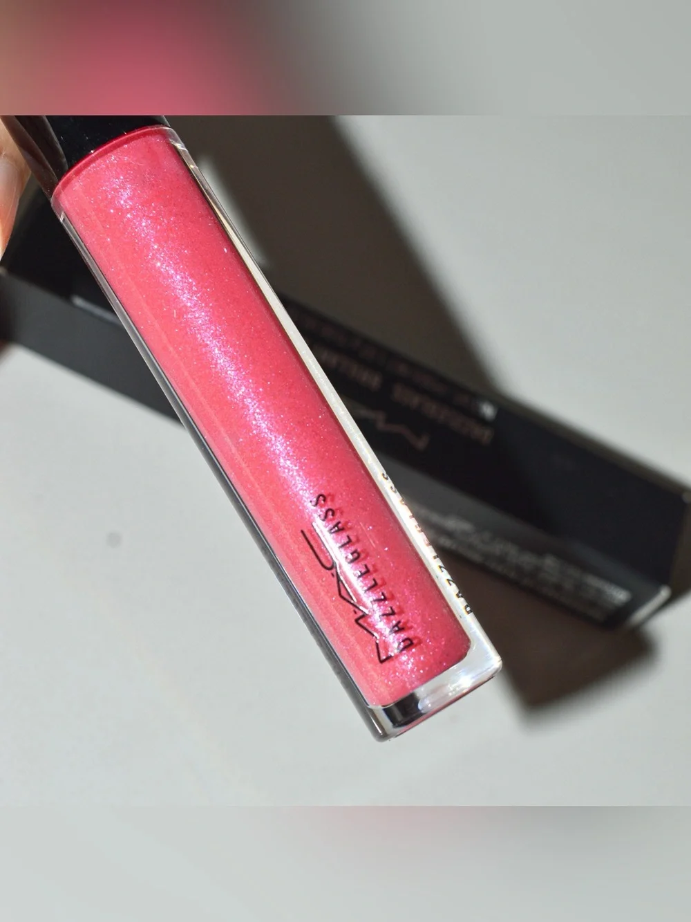 MAC Cosmetics Dazzleglass Lipgloss *STEPPIN' OUT* Limited Edition Hot Pink BNIB